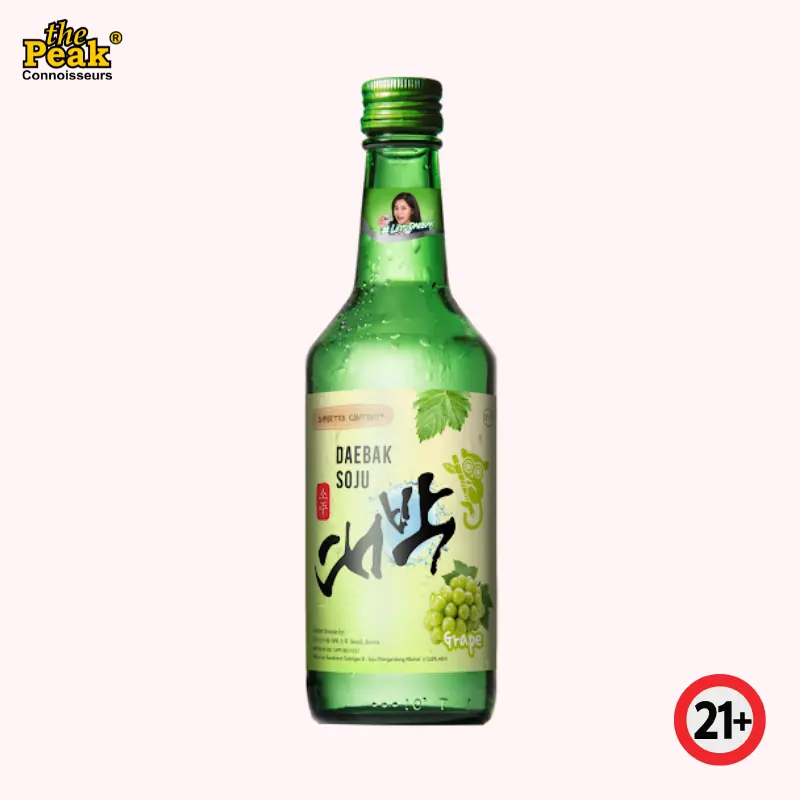 soju-daebak-grape-360ml Daebak Grape Flavored Soju 360 ml - Image 1