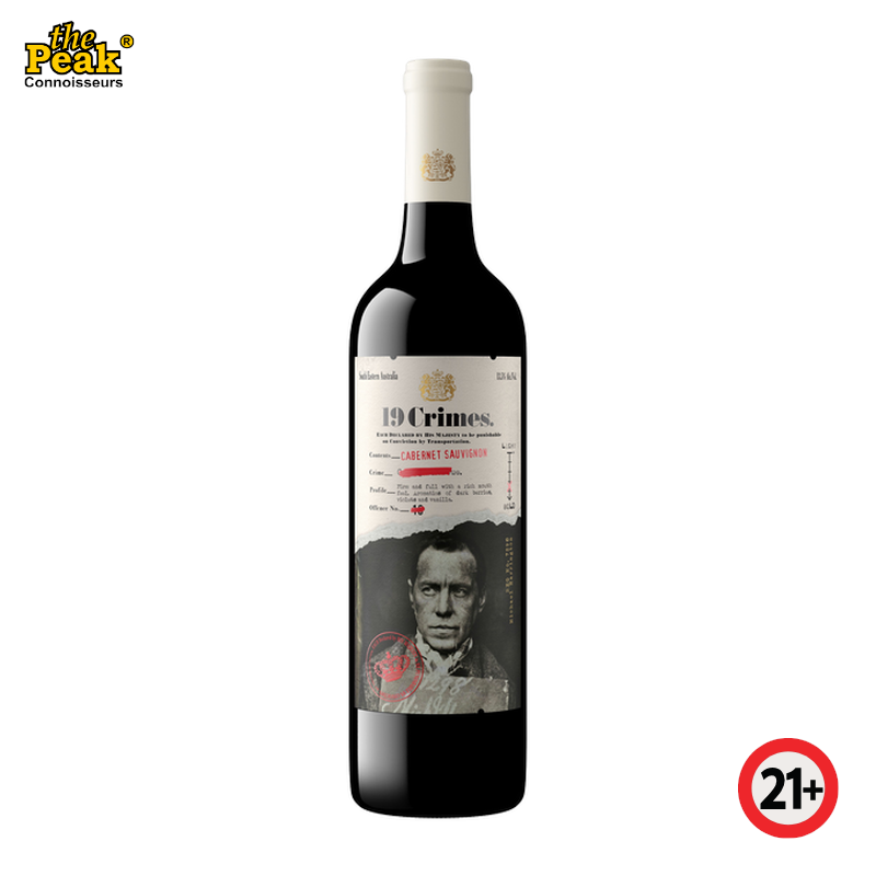 19-crimes-cabernet-sauvignon-2018-australia-750ml 19 Crimes Cabernet Sauvignon 2018 Australia 750ml - Image 1