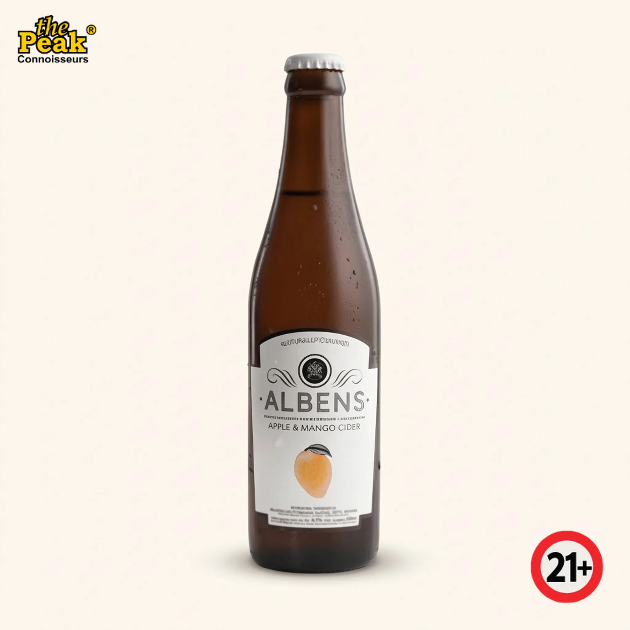 Albens Mango 330 ml Foto Albens Mango 330 ml di atas latar belakang netral Peakwine