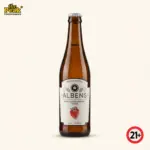 Foto Albens Strawberry 330 ml di atas latar belakang netral Peakwine