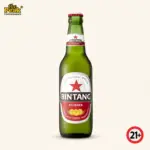 Foto Bintang Pilsener Bottle 620 ml di atas latar belakang netral Peakwine
