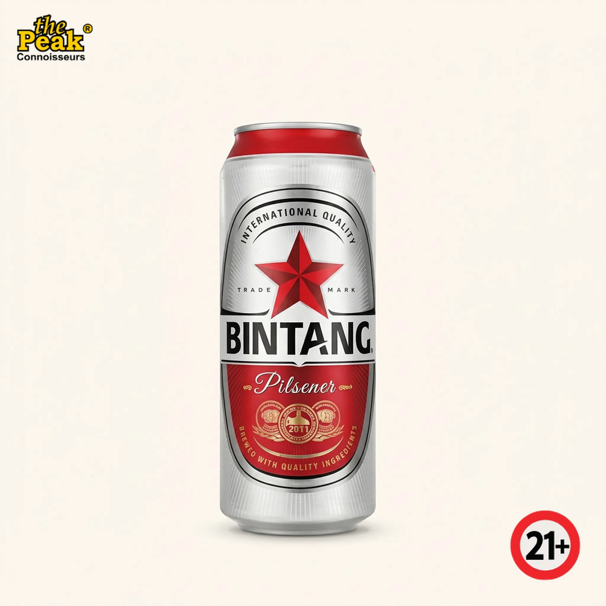 Bintang Pilsener Can 500 ml Foto Bintang Pilsener Can 500 ml di atas latar belakang netral Peakwine