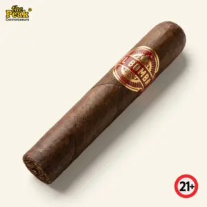 Foto kemasan Cerutu El Bomba Big Cigar Robusto (1 Batang) di atas latar belakang netral Peakwine