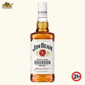 Jim Beam White Label Kentucky Straight Bourbon Whiskey 750ml