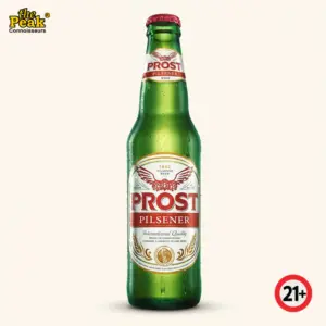 Foto Rajawali Prost 330 ml di atas latar belakang netral Peakwine